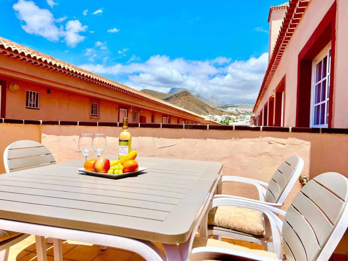 !!! Relaxing View, The Heights Apartment With Terrace And Heated Pools, Los Cristianos ロスクリスティアーノス エクステリア 写真