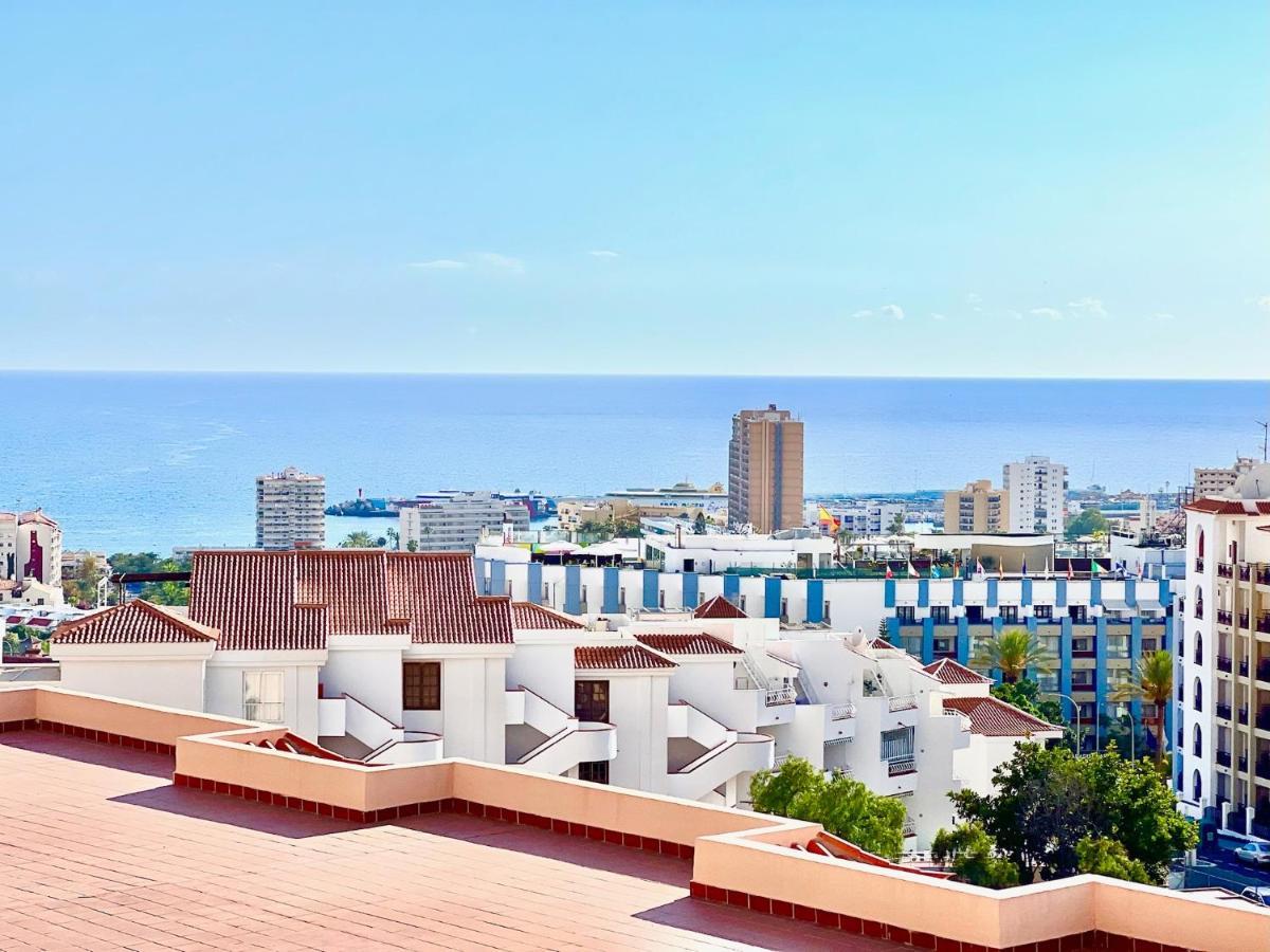 !!! Relaxing View, The Heights Apartment With Terrace And Heated Pools, Los Cristianos ロスクリスティアーノス エクステリア 写真